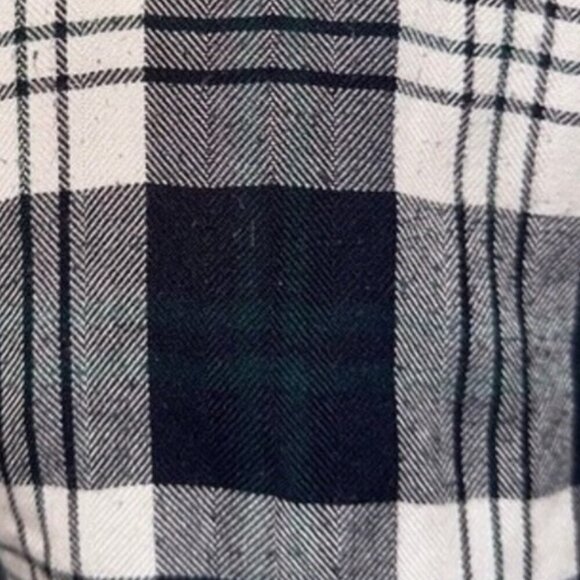 Rails Hunter Navy Blue White Forest Green Long Sleeve Flannel Button Down Shirt - Picture 9 of 10